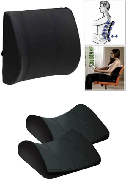 Tekno Trust 35 x 45 Sırt Yastığı Sırt Minderi Sandalye Yastığı Koltuk Sırt Minderi Ortopedik Minder Bel Minderi