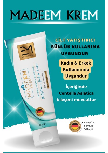 Kadın Madeem Krem - Vitamin C Serum Profesyonel Günlük Kullanım 30 ml - 40 ml