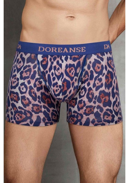 Nazik Endam Doreanse Erkek Modal Çok Renkli Baskılı Torbalı Normal Paça Boxer 1801