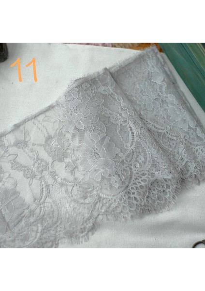 Renk 11 Tarzı 26 cm Geniş Kirpik Dantel Trim Dıy El Yapımı Dekorasyon Giyim Gelinlik Dantel Etek Kol Aksesuarları Kumaş (Yurt Dışından)