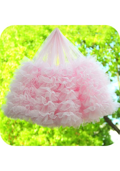 Açık Pembe Tarzı 1 Metre 28CM Geniş Beyaz Kırmızı Pembe Ruffled Tül Trim 17 Renk Pileli Örgü Dantel Trim Tutu Elbise Kumaşı Dıy Bebek Elbise Kumaşı (Yurt Dışından)
