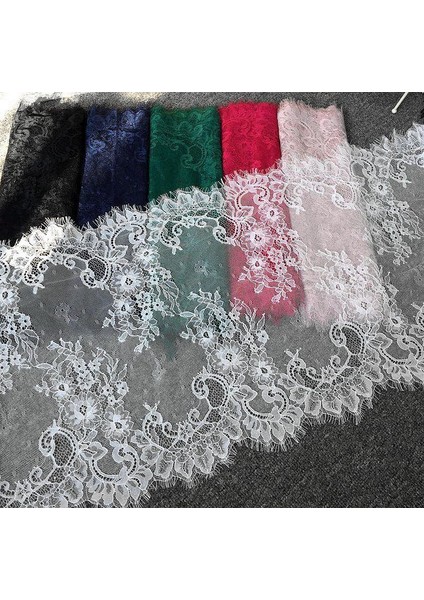 No.9 Tarzı 3mt Için 1 Grup 3 Metre 38CM Genişliğinde Freantilly Dantel Kirli Beyaz Çiçek Işlemeli Dantel Trim, Her Iki Tarafta Taraklı Kirpik Kenarlı (Yurt Dışından) fiyatları
