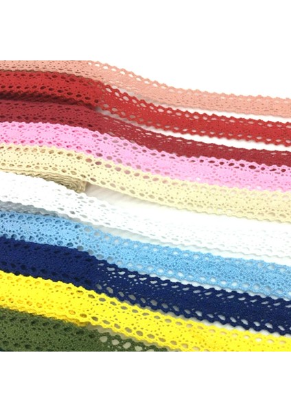 C008-3 Kırmızı 1.5cm Stili 2 Yarda 2y 0..8 cm Tığ Işi Dokuma Pamuk Dantel Şerit Için El Yapımı Zanaat Patchwork Dikiş Paskalya Düğün Deco Hediye Çiçek Ambalaj (Yurt Dışından)