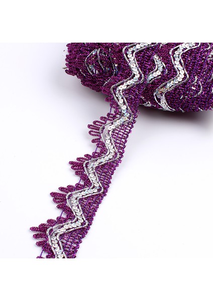 Siyah Yeşil Stil Yards Zigzag Altın Payetler Giysiler Için Dantel Şerit Kenar Sarma Düğün Parti Elbise Cosplay Giysileri Dikiş Dantel Süsler (Yurt Dışından)