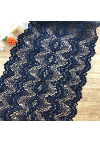 Siyah 23.5cm Stili (2mlot) Dantel Şerit Trim Koyu Mavi Kırpma Dantel Elastik Aksesuarlar Iç Çamaşırı Malzemeleri Dıy Için Taraklı Streç Dantel (Yurt Dışından) fiyatları
