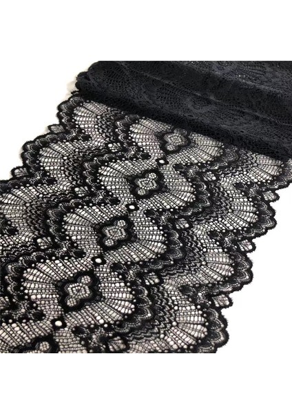 Siyah 23.5cm Stili (2mlot) Dantel Şerit Trim Koyu Mavi Kırpma Dantel Elastik Aksesuarlar Iç Çamaşırı Malzemeleri Dıy Için Taraklı Streç Dantel (Yurt Dışından) modelleri