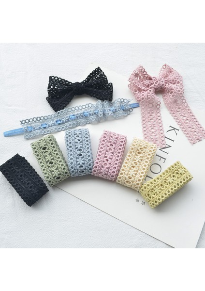 No.4 Tarzı 3cm Nakış Örgü Dantel Needlework1 Metre Şerit Giyebilirsiniz El Yapımı Dıy Saç Tokası Malzeme Yay Saç Süs Aksesuarları (Yurt Dışından) modelleri