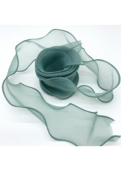 No.4 Tarzı 5 Yarda 50MM Dalga Kenarı Ipek Organze Kurdele Yay Malzemesi Dantel Kurdeleler Saç Süsleme Hediye Sarma Dikiş Kumaş Giyim Dekorasyon (Yurt Dışından) indirimleri