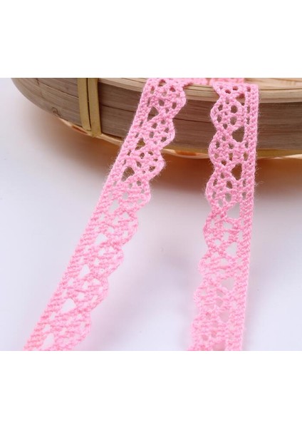 Genişlik 10MM Tarzı 10 Yards Mix Renkler Pamuk Dantel Trimler Pamuk Kurdele Dıy Giysileri Hometexile Kenar Süsleme El Yapımı Pamuklu Kumaş Malzemesi (Yurt Dışından)