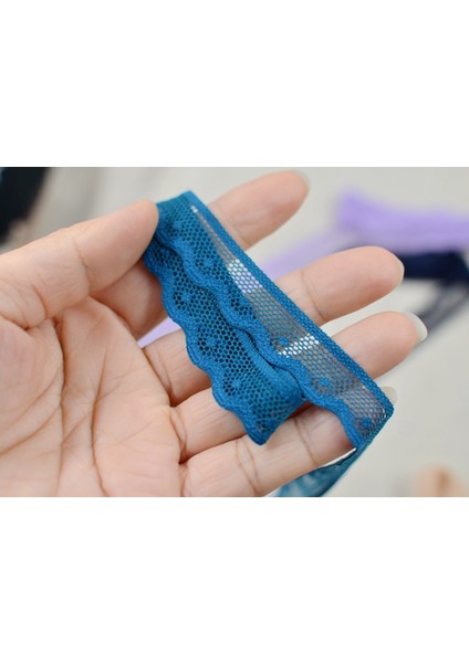 Açık Yeşil Tarzı 5 Metre Genişlik 1.5cm 7 Renk Elastik Dantel Trim Şerit Dikiş Aksesuarları Dıy Iç Çamaşırı Iç Çamaşırı Dekorasyon Dantel Trim (Yurt Dışından)