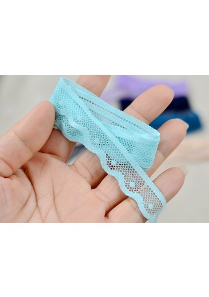 Açık Yeşil Tarzı 5 Metre Genişlik 1.5cm 7 Renk Elastik Dantel Trim Şerit Dikiş Aksesuarları Dıy Iç Çamaşırı Iç Çamaşırı Dekorasyon Dantel Trim (Yurt Dışından)