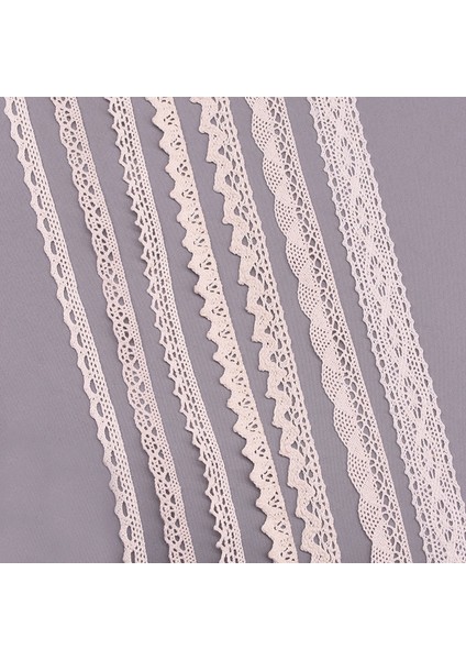 1.1 cm Genişliğinde B05 Stili 10 Yarda Metre Beyaz Bej Pamuk Işlemeli Dantel Net Kurdela Kumaş Trim Dıy Dikiş El Yapımı Zanaat Malzemeleri Malzemeleri (Yurt Dışından) modelleri