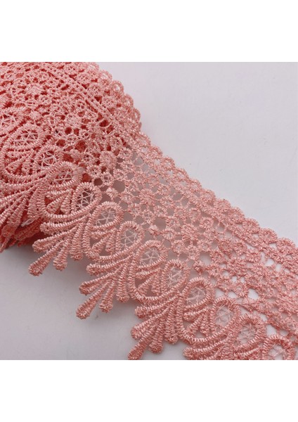 Kırmızı Stil Vintage Kapalı Beyaz Düğün Gelin Işlemeli Dantel Kenar Trim Şerit Aplike Dıy Dikiş El Sanatları 9.5cm Genişliğinde (Yurt Dışından) fırsatları