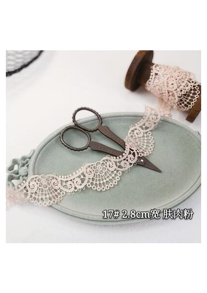 2cm Kayısı Sarısı Stili 4 Metre Pembe Sarı Vintage Düğün Gelin Işlemeli Dantel Trim Şerit Dantel Aplike Dıy Dikiş El Sanatları (Yurt Dışından)