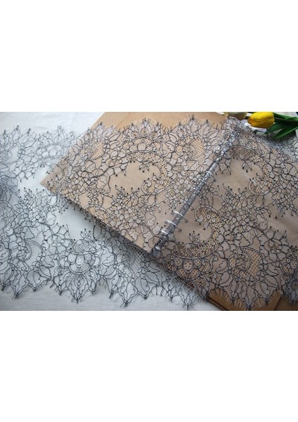 Zümrüt Yeşili Tarzı 6 Metre Yumuşak Örme Açık Gri + Siyah Kirpik Dantel Kumaş % Naylon Iç Çamaşırı Dantel Siyah Beyaz Trimler 35CM Genişlik * 300CM (Yurt Dışından) indirimleri