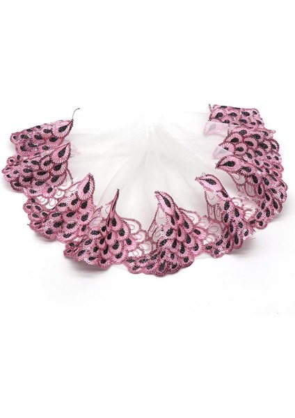 No2 Beyaz Stil 21CM H629 Organze Tavuskuşu Renkli Dantel Düğün Işlemeli Diy El Yapımı Patchwork Dantel Trım Şerit Dikiş Malzemeleri Zanaat Için (Yurt Dışından)