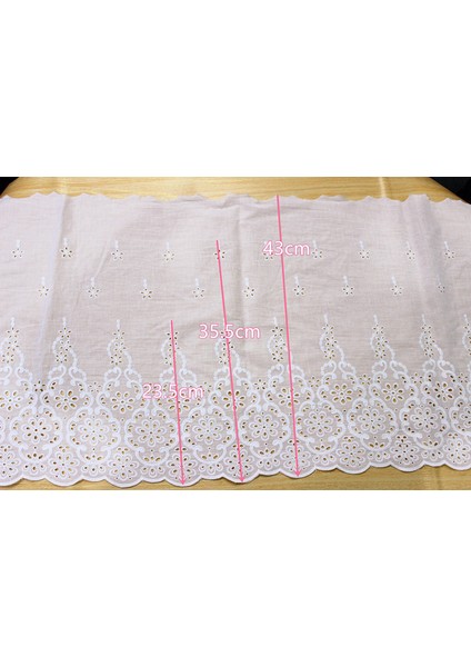 Beyaz Bir Stil 2 Yard Pamuklu Dantel Kumaş Dantel Gömlek Bebek Etek Ev Furg Yumuşak Yatak Aksesuarları Dekoratif Kumaş Genişlik RS3000 (Yurt Dışından) indirimleri
