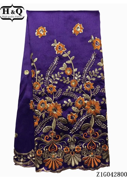 No.5 Tarzı H & Q Popüler Afrika Dantel Kumaş 5 Yard George Dantel Kumaş Dıy Gelinlik Için Yüksek Li Hint Ipek George Dantel Tül Danteller (Yurt Dışından) fırsatları