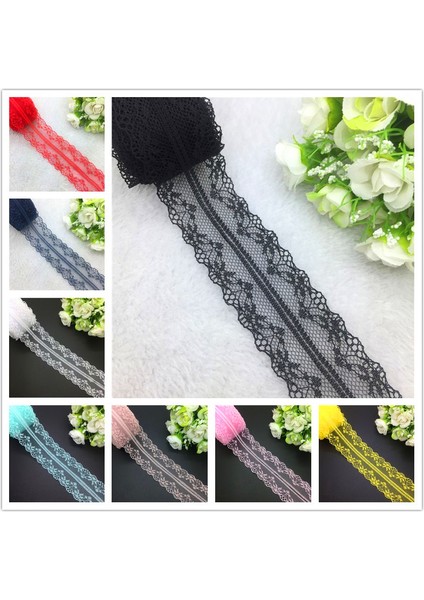 Lacivert Tarzı 16 Renk 10 Yards Ikili El Sanatları Nakış Net Dantel Trim Şerit Yay El Sanatları Dikiş Dekorasyonu Için (Yurt Dışından) fiyatları