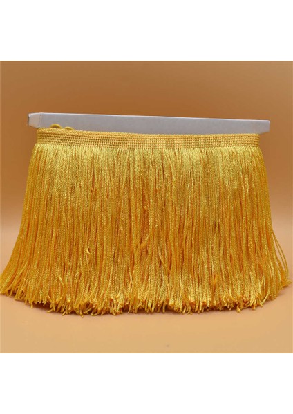 Mor Tarzı 10 Metre Lüks Altın Renk Dantel Fringe Trim Püskül Fringe 15CM Genişlik Galon Frange Latin Elbise Sahne Giysileri Aksesuarları Şerit (Yurt Dışından)