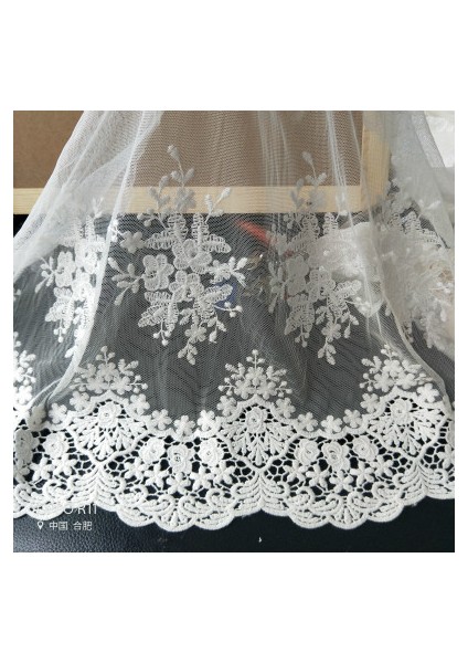 Beyaz Örgü Kumaş Stili 5 Yard Beigenatural Beyaz Yaygın Nefis COTTON100% Kumaş Nakış Dantel Trim Dıy Aksesuarları Dantel Kumaş Genişliği 36CM 3ydslot (Yurt Dışından)