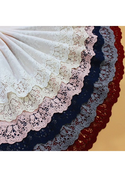 Beyaz Örgü Kumaş Stili 5 Yard Beigenatural Beyaz Yaygın Nefis COTTON100% Kumaş Nakış Dantel Trim Dıy Aksesuarları Dantel Kumaş Genişliği 36CM 3ydslot (Yurt Dışından) fiyatları