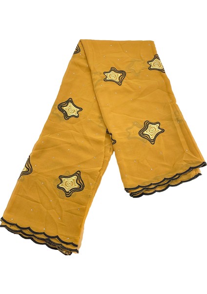 No.5 Tarzı 2 Yards Sınırlı Satış Afrika Net Dantel Afrika Dantel Kumaş Düğün Şifon Kumaş Nakış Nijeryalı Dantel Kumaş Elbise Cc-C1 (Yurt Dışından)