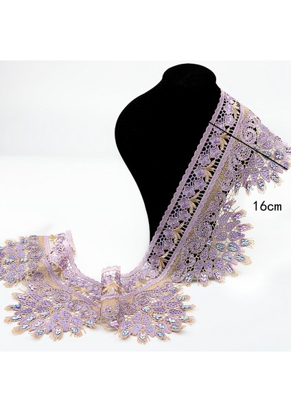 19625-L Stili 1 Yard Mlaey Altın Sıcak Sondaj Dantel Trim Işlemeli Dantel Kumaş Dıy Craft & Dikiş Elbise Giyim Aksesuarları Yüksek 1y (Yurt Dışından) modelleri