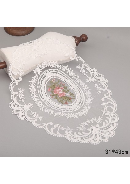 cc Stili Pc'ler 1 Adet Yemek Masası Nakış El Sanatları Placemat Avrupa Tarzı Dantel Yalıtım Plakası Mat Anti-Haşlanma Coaster Masa Pedleri (Yurt Dışından) fırsatları