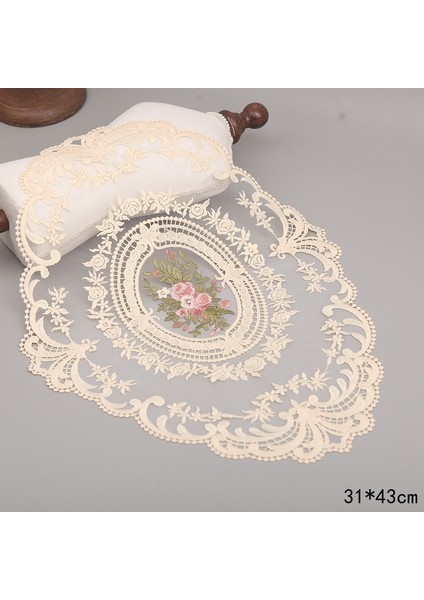cc Stili Pc'ler 1 Adet Yemek Masası Nakış El Sanatları Placemat Avrupa Tarzı Dantel Yalıtım Plakası Mat Anti-Haşlanma Coaster Masa Pedleri (Yurt Dışından) indirimleri