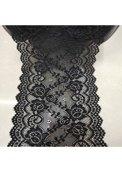 Kırmızı Stil Yeni 1 Yard Çiçek Desen 15CM Geniş Elastik Dantel Kumaş Şerit Dantel Trim Şerit Diy Craft Kumaş Genişlik Afrika Kumaşlar Streç (Yurt Dışından)