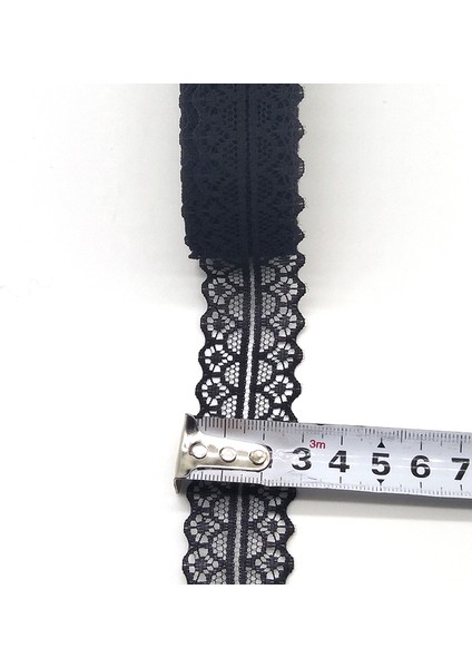 Donanma Tarzı Yüksek Li 10 Yards Dantel Şerit Bant Genişliği 28 mm Trim Kumaş Dıy Işlemeli Net Kordon Dikiş Dekorasyon Için Afrika Dantel Kumaş (Yurt Dışından)
