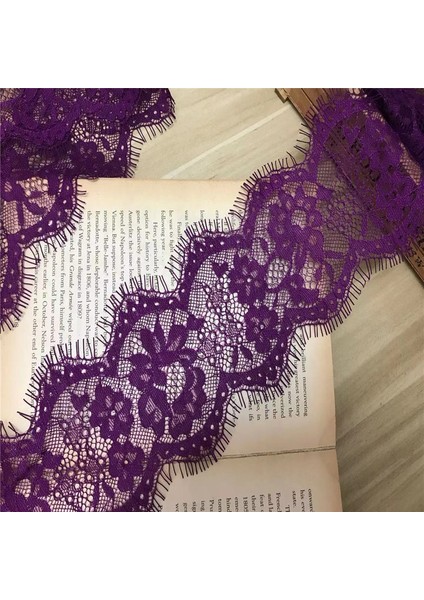 Mor Tarzı (9meterslot) Kirpik Dantel Trim Chantilly Dantel Çok Renkli Dantel Trimler Li Dıy Giyim Aksesuarları Dantel Diz Çalışması Için (Yurt Dışından)