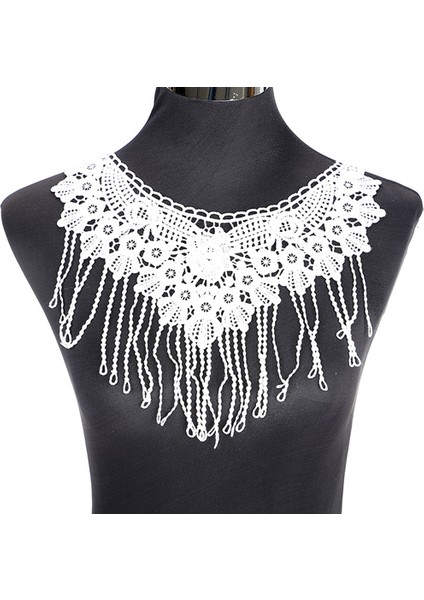 BW110 Stili 1 Adet Nefis Nakış Venise Yaka Dantel Büyük Dantel Yaka Kostüm Elbise Ince Aplike Motif Elbise Trim Kırpma (Yurt Dışından) indirimleri