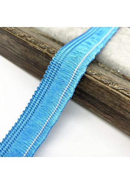 Gök Mavisi Tarzı 2 Yards Dantel Trim Dikiş Şerit Püskül Fringe Etnik Latin Elbise Sahne Konfeksiyon Perde Dekoratif Diy (Yurt Dışından)