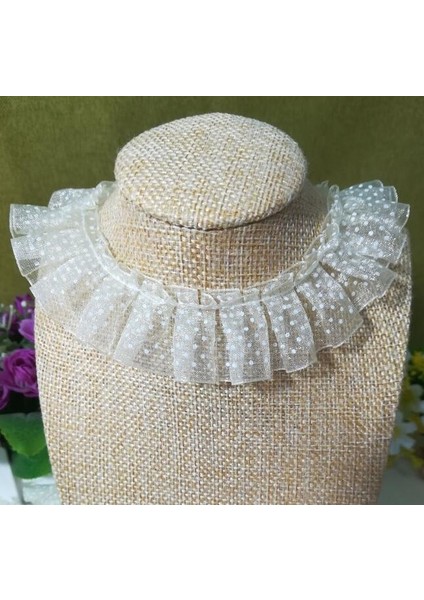 Antik Çinko Tarzı 2.5cm 1 M Turuncu Yeşil Nokta Dantel Kumaş Dantel Trim Danteller Yaka Gipür 2.5 cm Dikiş Elbise 3D Dantel Kumaş Elbiseler Için Encaje Dentelle Lp3 (Yurt Dışından)