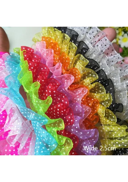 Nikel Içermeyen Beyaz Stil 2.5cm 1 M Turuncu Yeşil Nokta Dantel Kumaş Dantel Trim Danteller Yaka Gipür 2.5 cm Dikiş Elbise 3D Dantel Kumaş Elbiseler Için Encaje Dentelle Lp3 (Yurt Dışından) indirimleri