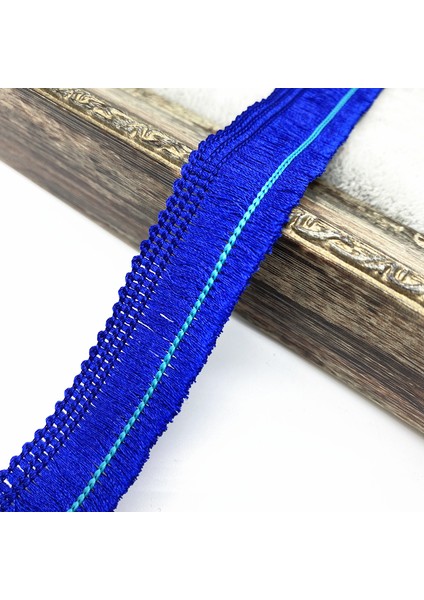 Mavi Göl Stili 2 Yards Dantel Trim Dikiş Şerit Püskül Fringe Etnik Latin Elbise Sahne Konfeksiyon Perde Dekoratif Diy #roli (Yurt Dışından)
