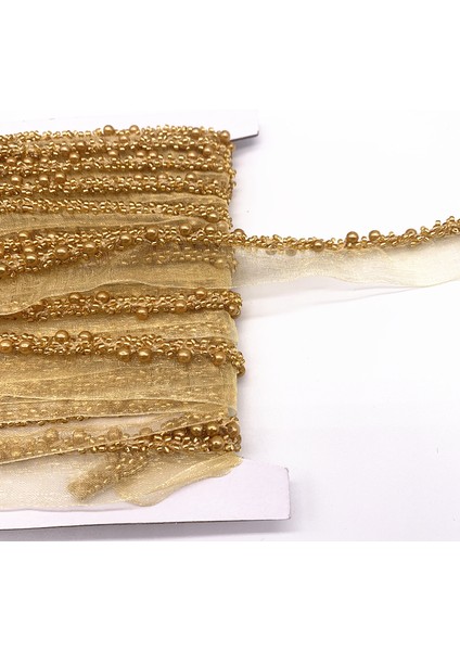 No.1 Tarzı 1 Yardslot Boncuklu Dantel Şerit Bant Dantel Kumaş Trim Işlemeli Yaka Dekorasyon Pamuk Dantel Kumaş Net Kordon Dikiş Için (Yurt Dışından)