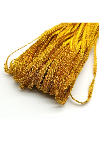 Altın-Siyah Tarzı 5 Yards 6mm Altın Gümüş Çizgi Dalga Dantel Şerit Sahne Performansı Elbise Kostüm El Yapımı Trimler Düğün Parti El Sanatları Aksesuarları (Yurt Dışından) fırsatları