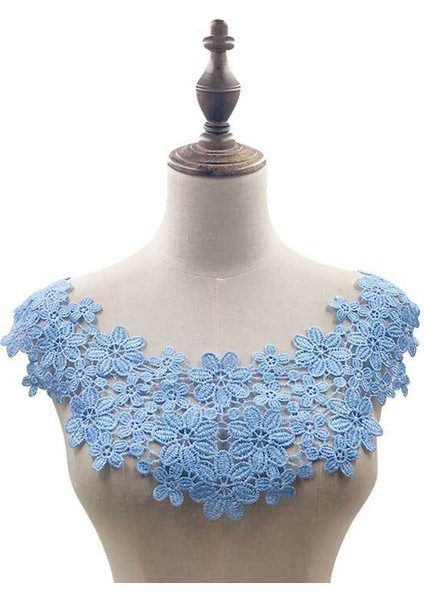 Gök Mavisi Tarzı 11 Renkler Dantel Kumaş Sahte Yaka Oya Nakış Dantel Kumaş Aplike Dıy Elbise Dikiş Malzemeleri Zanaat Yaka Bandı Sıcak (Yurt Dışından)