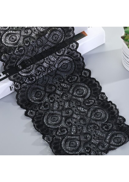 Mavi Stil 18 cm Genişlik Renkli Trim Dantel Kumaş El Yapımı Dıy Craft Aksesuarları Dikiş Malzemesi Saçak Şerit Kumaş Dantel (Yurt Dışından)