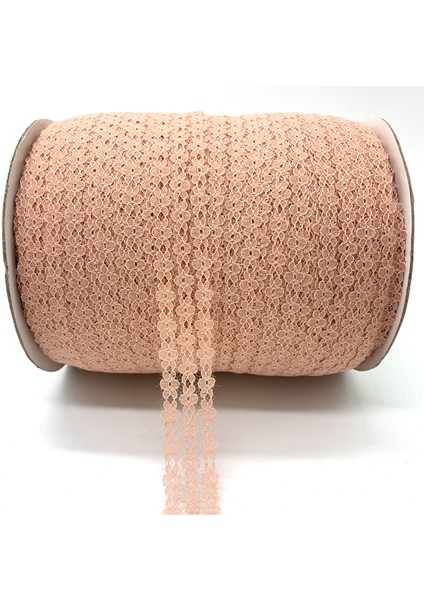 Açık Pembe Tarzı 5 Yards Dantel Şerit El Sanatları Işlemeli Dantel Trim Şerit El Yapımı Dantel Süslemeleri Dıy Dikiş Kumaş Fransız Dantel Kumaş (Yurt Dışından)