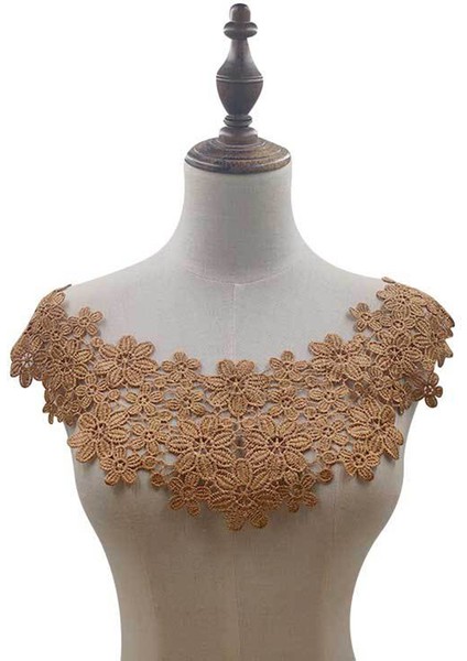 B2 Stili 11 Renkler Dantel Kumaş Sahte Yaka Oya Nakış Dantel Kumaş Aplike Dıy Elbise Dikiş Malzemeleri Zanaat Yaka Bandı Sıcak (Yurt Dışından) indirimleri