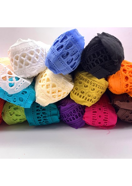 No.8 Stili Yeni 2 Yards Dantel Trim Şerit Kırkayak Örgülü Dantel Dıy Craft Dikiş Aksesuarları Düğün Dekorasyon Kumaş Eğri Dantel (Yurt Dışından)