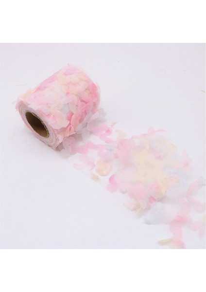 Renk Pembe Tarzı 12CM X10 Yarda 8cm 10 Yards Çiçek Tül Hayali Floret Örgü Şerit Renkli Organze Bant Dıy El Sanatları Hediyeler Yay El Yapımı Dikiş Kumaş Malzemesi (Yurt Dışından)