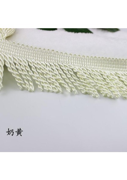 No.6 Tarzı 10 Metre Kanepe Yastık Trim Püskül Aksesuarları Dantel Kumaş Dantel Kenar 5.5 cm Masa Örtüsü Perde Dekoratif Dantel LC0246 (Yurt Dışından)