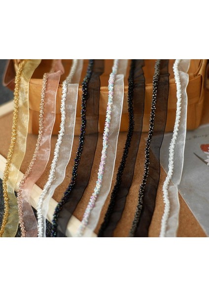 No.22 Tarzı Yüksek Li El Boncuklu Şerit Dantel Trim Şerit Dantel Diy Ceket Ceket Lideri Ağız Dekorasyon Aksesuarları Malzemeleri (Yurt Dışından)