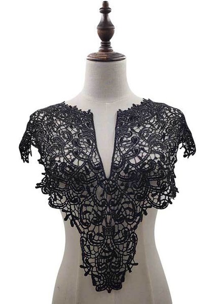 No.4 Tarzı 1 Adet Beyaz Dantel Kumaş Yaka Oya Nakış Dantel Kumaş Aplike Dıy Elbise Dikiş Malzemeleri Craft 5colors (Yurt Dışından)