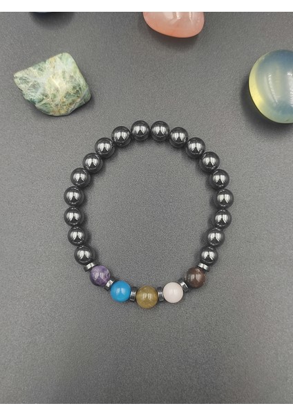 Balık Burcu Doğal Taş Erkek Bileklik modelleri